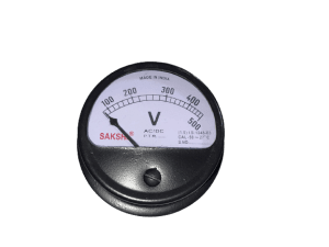 4 INCH ROUND ANALOG METER SAKSHI 30AMP - 500VOLT